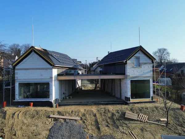 Dodávka oken vč. velkoformátových, rodinný dům